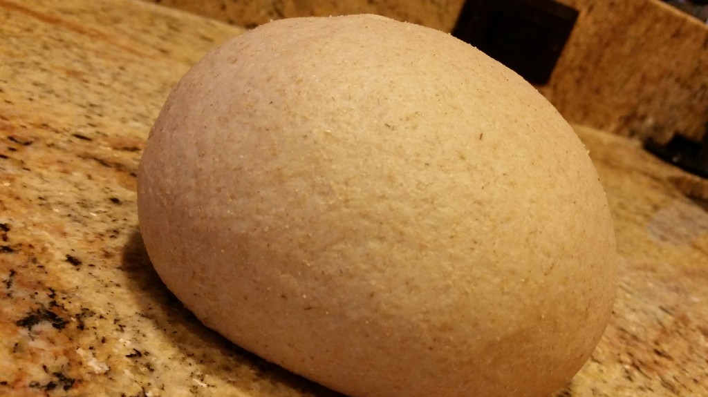 Fresh out of the mixer and ready to rise.