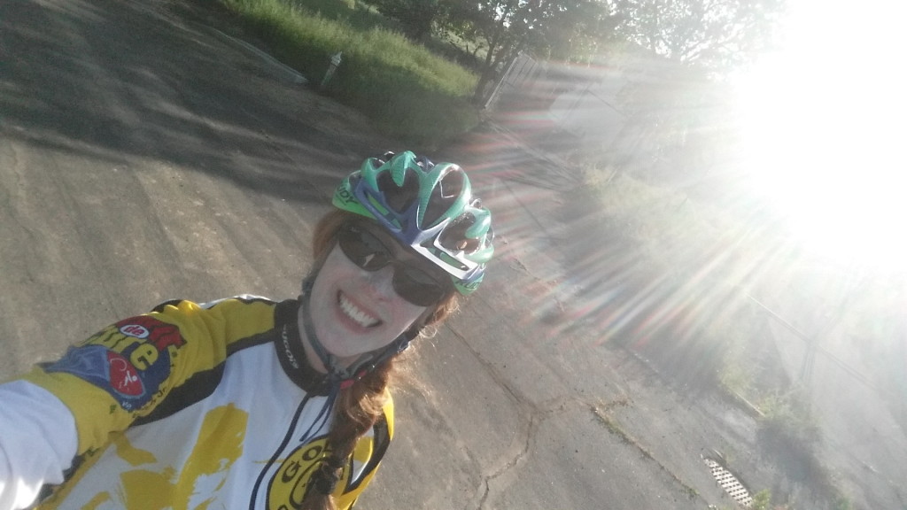 I'm glowing with delight! Have sunscreen, will ride.