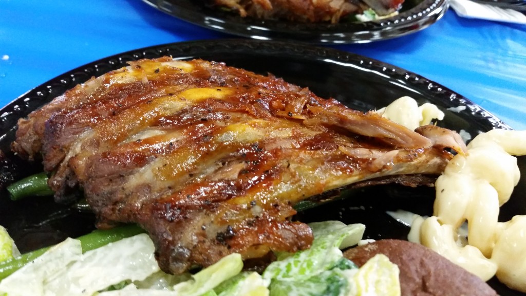 Post Ride Ribs ... oh, so good.